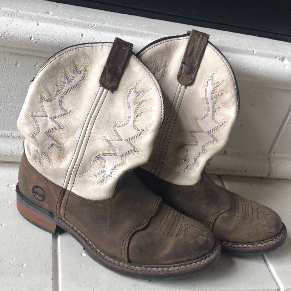 Double H cowgirl work boots leather 10M